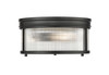 Carnaby 2 Light Flush Mount in Matte Black (7504FR13-MB)