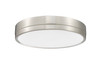 Algar 1 Light Flush Mount in Brushed Nickel (1006F16-BN-LED)