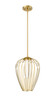 Z-Lite Savanti 1 Light Pendant in Modern Gold (7507-12MGLD)