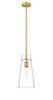 Kira 1 Light Pendant in Modern Gold (7508P-ROD-MGLD)