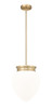 Gideon 1 Light Pendant in Modern Gold (1945P12-MGLD)