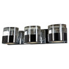 Bubbles Chrome 3 Light Indoor Vanity (23927LEDDLP-CH/CLR)