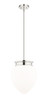 Gideon 1 Light Pendant in Polished Nickel (1945P12-PN)