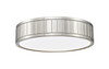 Z-Lite Madison 1 Light Flush Mount in Brushed Nickel (1005F12-BN-LED)