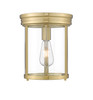 Thayer 1 Light Flush Mount in Luxe Gold (742F9-LG)