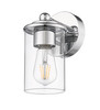 Z-Lite Thayer 1 Light Wall Sconce in Chrome  (742-1S-CH)