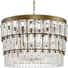 Chevall Collection Nine-Light Gold Ombre Modern Organic Chandelier (P400368-204)