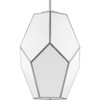 Latham Collection One-Light Brushed Nickel Contemporary Pendant (P500436-009)