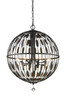 Almet 8 Light Pendant in Bronze (430B30-BRZ)