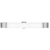 Aspen Brushed Steel 1 Light Vanity (31004LEDSWACD-BS/OPL)