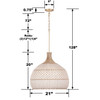 Zanzibar 5 Light Soft Gold Chandelier (ZAN-9005-SG)