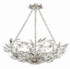 Marselle 6 Light Antique Silver Semi Flush Mount (MSL-306-SA_CEILING)