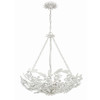 Marselle 6 Light Matte White Chandelier (MSL-306-MT)