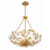 Marselle 6 Light Antique Gold Chandelier (MSL-306-GA)