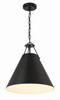 Xavier 3 Light Matte Black Pendant (XAV-B8305-MK)