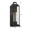 Aspen 2 Light Matte Black Outdoor Sconce (ASP-8912-MK)