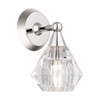 Brussels 1 Light Polished Nickel Crystal Single Sconce (17811-35)