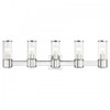 Quincy 5 Light Polished Chrome Large Vanity Sconce (17145-05)