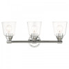 Catania 3 Light Polished Chrome Vanity Sconce (16783-05)