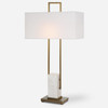 Column White Marble Table Lamp (30160)