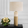 Gravitas Elegant Brass & Stone Lamp (30201-1)