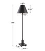 Uttermost Pilot Black Buffet Lamp (30153-1)