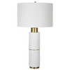 Ruse Whitewashed Table Lamp (30190)