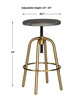 Revolve Brass Counter Stool (22976)