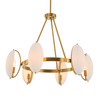Oviform 6 Light Round Chandelier (21379)