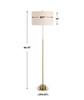 Uttermost Prominence Brass Floor Lamp (30152-1)