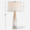 Lyra White & Gold Table Lamp (30262)