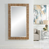 Ayanna Gray Washed Wood Mirror (09962)
