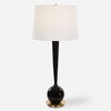 Brielle Polished Black Table Lamp (30286)
