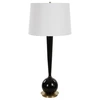 Uttermost Brielle Polished Black Table Lamp (30286)