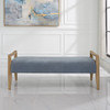 Uttermost Daylight Sky Blue Bench (23829)