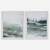 Emerald Daze Abstract Prints, Set/2 (32249)