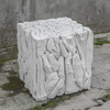 Teak Root White Bunching Cube (25241)