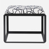 Uttermost Curls Gray Small Bench (23768)