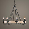 Deschutes 8 Light Farmhouse Chandelier (21356)