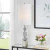 Stratus Gray Glass Buffet Lamp (30178-1)