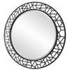 Mosaic Metal Round Mirror (09907)