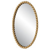 Serna Gold Oval Mirror (09875)