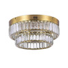 Artcraft Lighting Stella Double Tier LED Flushmount Brushed Brass (AC6725BB)