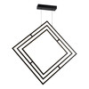 Artcraft Lighting Graymar Collection Integrated LED Chandelier, Black (AC7624BK)