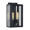 Artcraft Lighting Waterville Collection 2-Light Exterior Wall Light, Matte Black (AC8790BK)