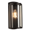 Artcraft Lighting Lakewood Collection 1-Light Exterior Wall Light, Matte Black (AC8691BK)