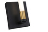 Artcraft Lighting Infiniti Collection 1-Light Integrated LED Sconce, Matte Black & Brass (SC13081BB)