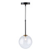 Aurelia Collection 1-Light Pendant, Matte Black & Brass (AC11761VB) Aurelia Collection 1-Light Pendant, Matte Black & Brass (AC11761VB)