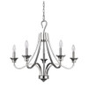 Michelle 5-Light Polished Nickel Chandelier (IN11255PN)