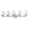 Paige 5-Light Satin Nickel Vanity (IN41311SN)